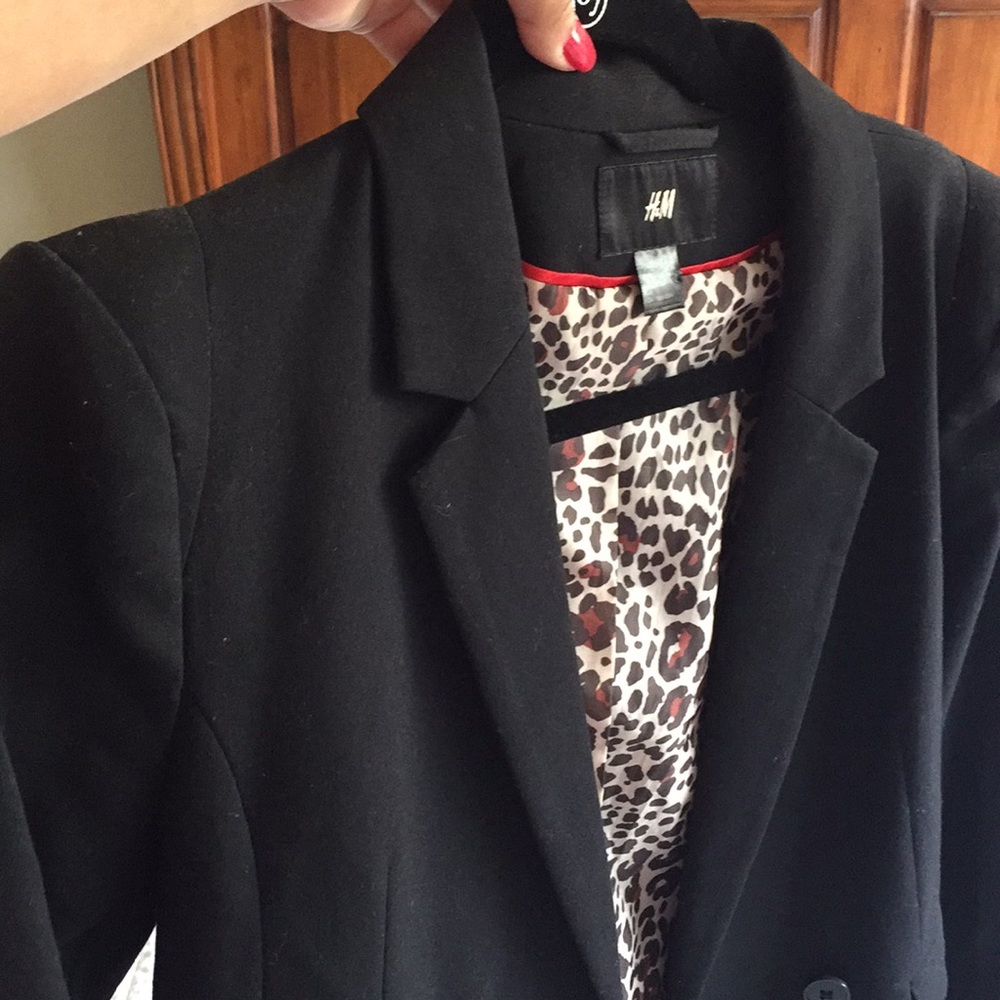 Blazer Leopard Print